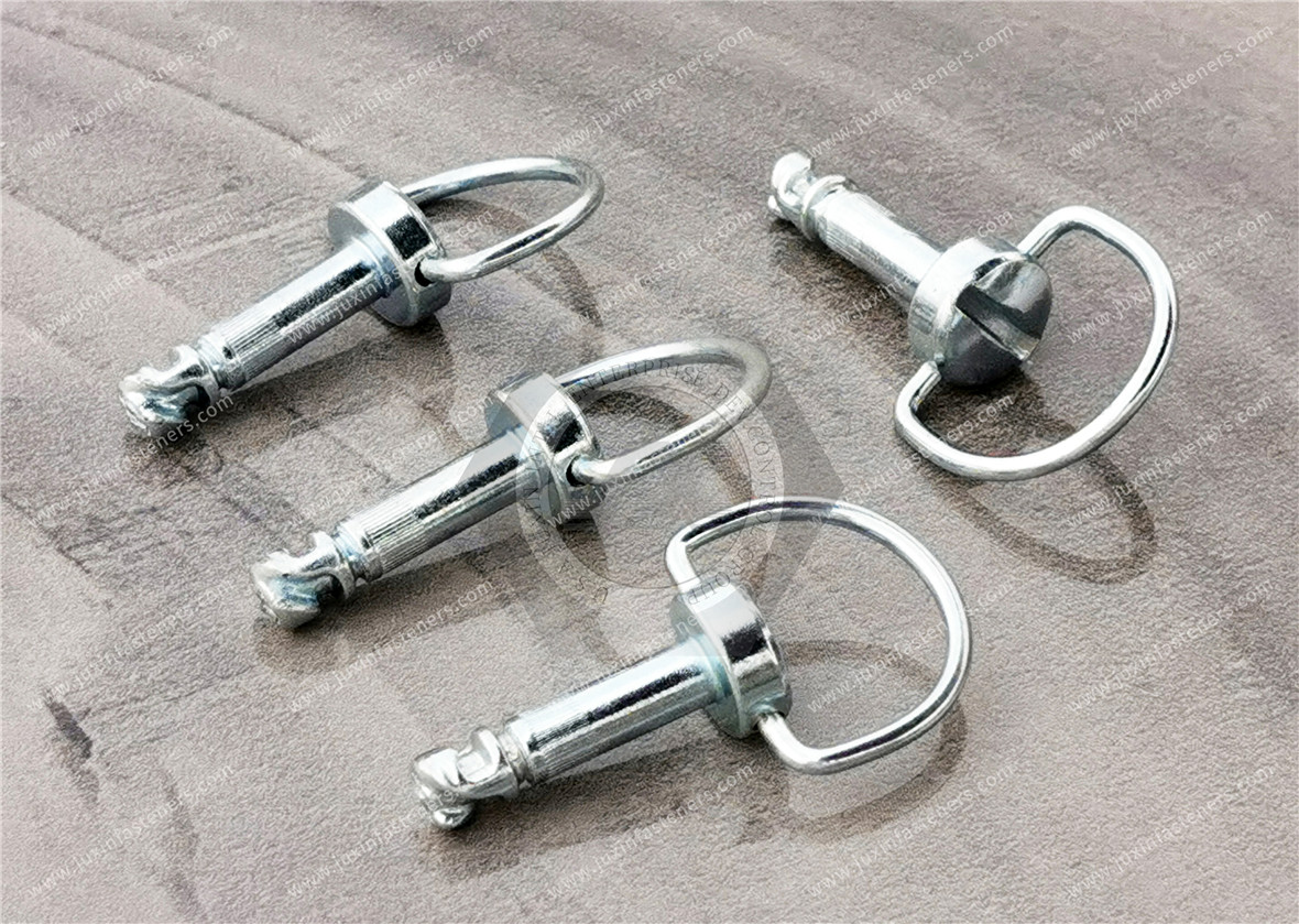 Drehriegel aus Stahl, Größe 6, Bügelgriff, Stahl, verzinkt, hellchromatiert Drehriegel aus Stahl, Größe 6, Bügelgriff, Stahl, verzinkt, hellchromatiert