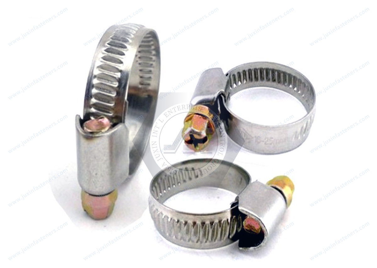 DIN 3017-1-2021 Schellen mit Schneckengetriebe, Formen A und B
