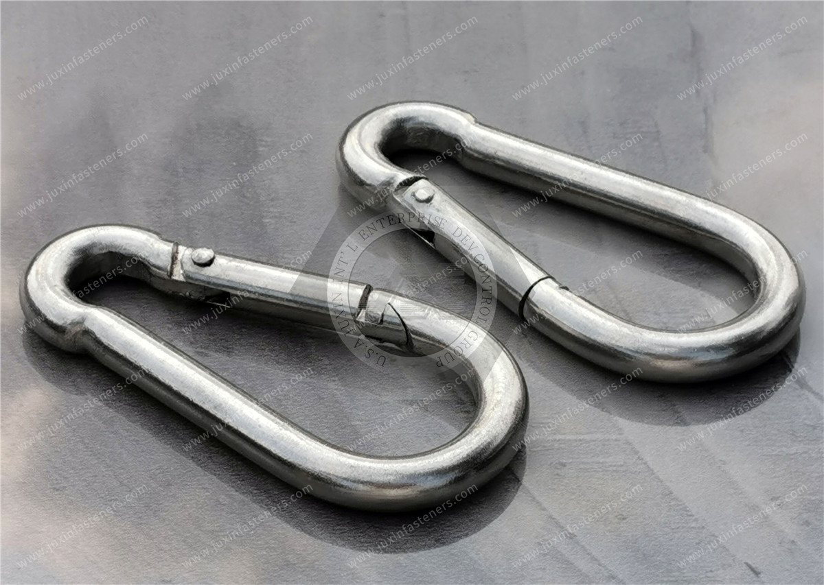 Karabiner – nicht zum Heben geeignet. JX-HOOK-M10-100-SS, Edelstahl-Karabiner, schnell hängende Federschnalle, Sicherheitsschnalle Karabiner – nicht zum Heben geeignet. JX-HOOK-M10-100-SS, Edelstahl-Karabiner, schnell hängende Federschnalle, Sicherheitsschnalle
