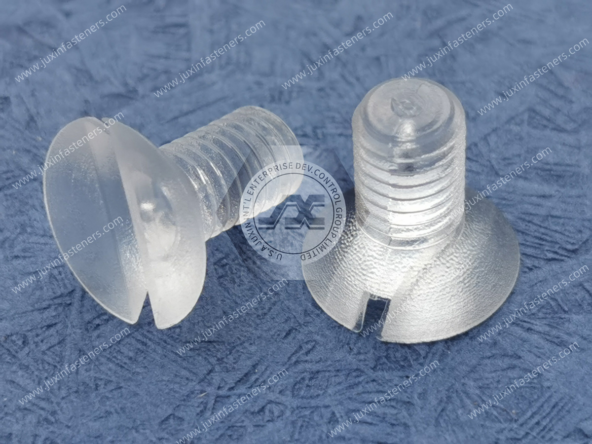PC-Schlitzschrauben mit flachem Kopf PC-Schlitzschrauben mit flachem Kopf
