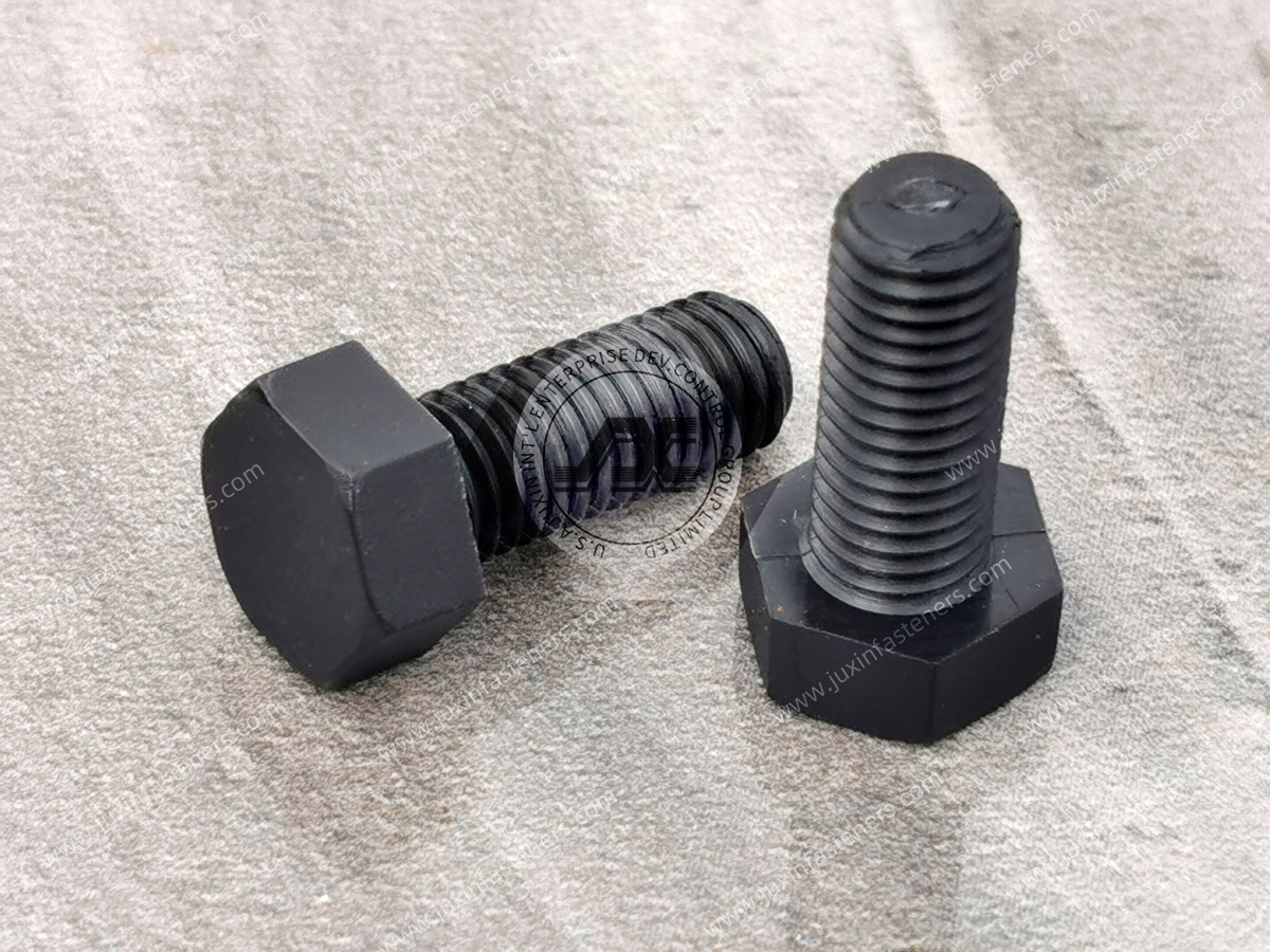 Schwarze Sechskantschrauben aus Nylon 66 Schwarze Sechskantschrauben aus Nylon 66