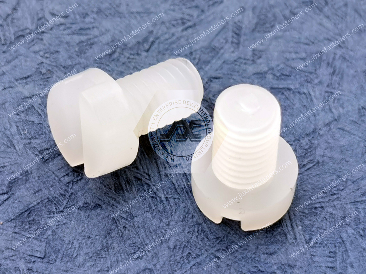 PVDF-Schrauben mit schmalem Zylinderkopf und Schlitz