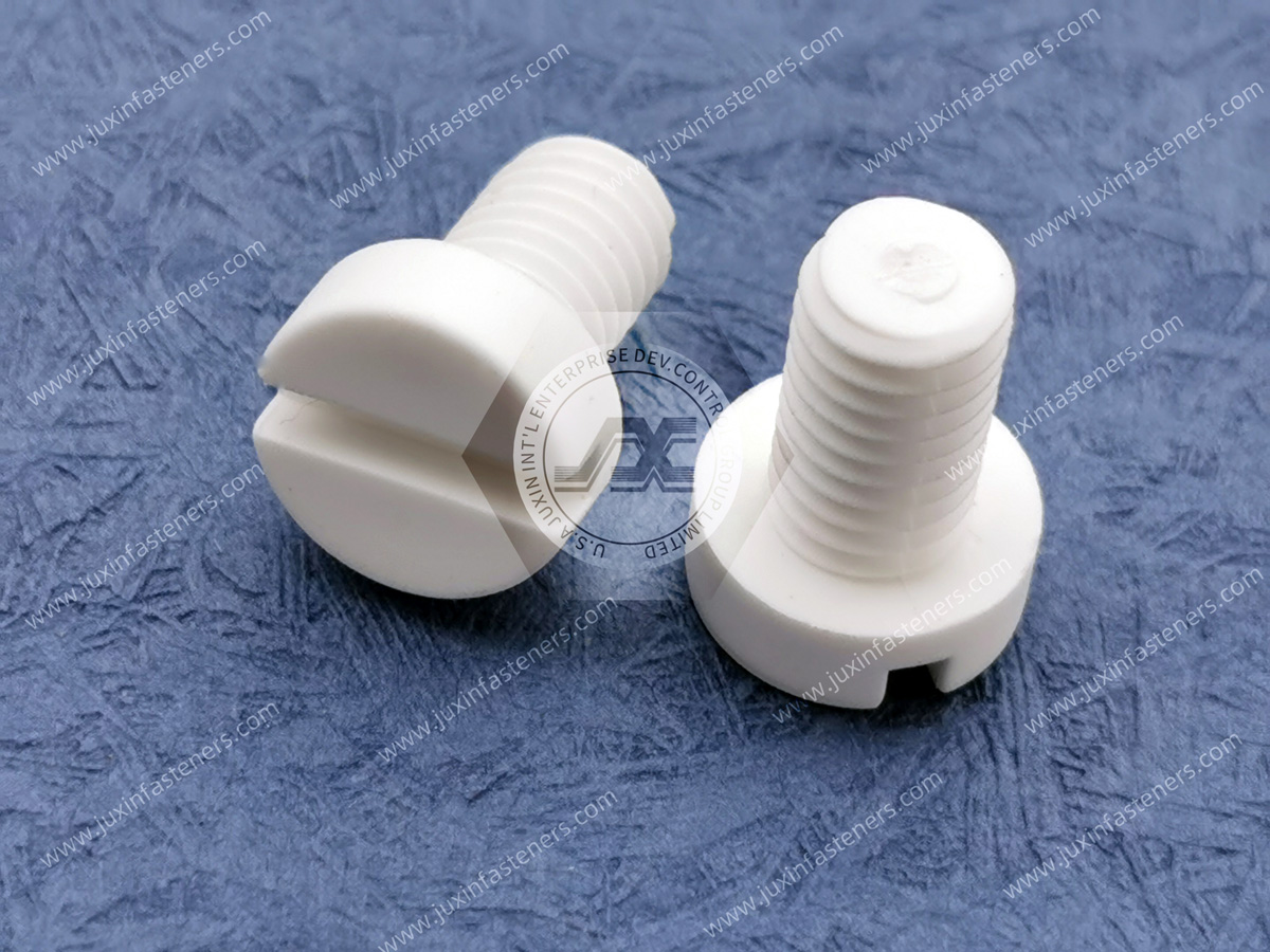 PP-Schrauben mit schmalem Zylinderkopf und Schlitz PP-Schrauben mit schmalem Zylinderkopf und Schlitz