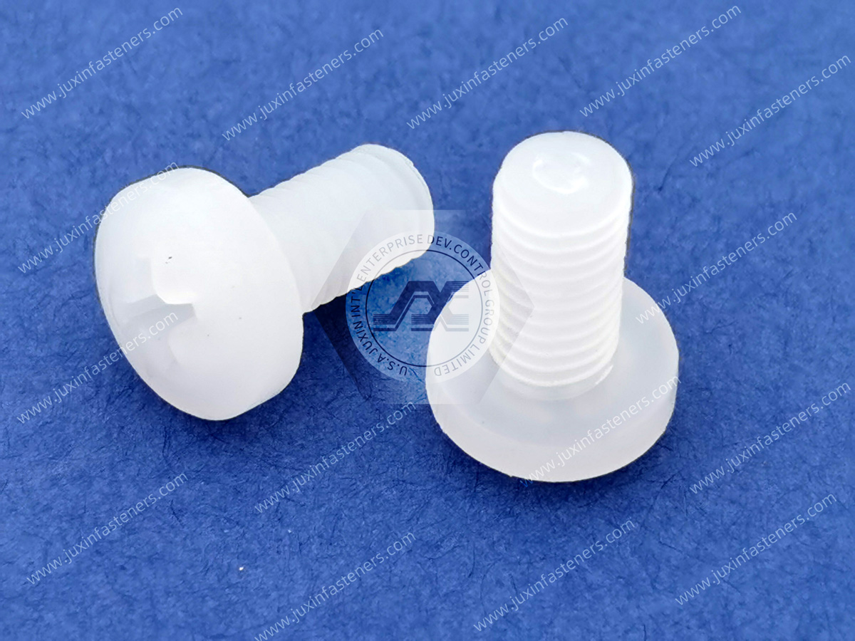 PVDF-Flachkopf-Kreuzschlitzschrauben