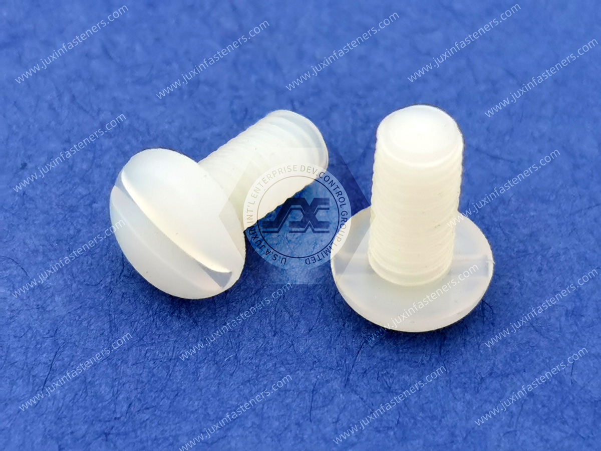 ANSI-Nylon-Flachkopf-Schlitzschrauben