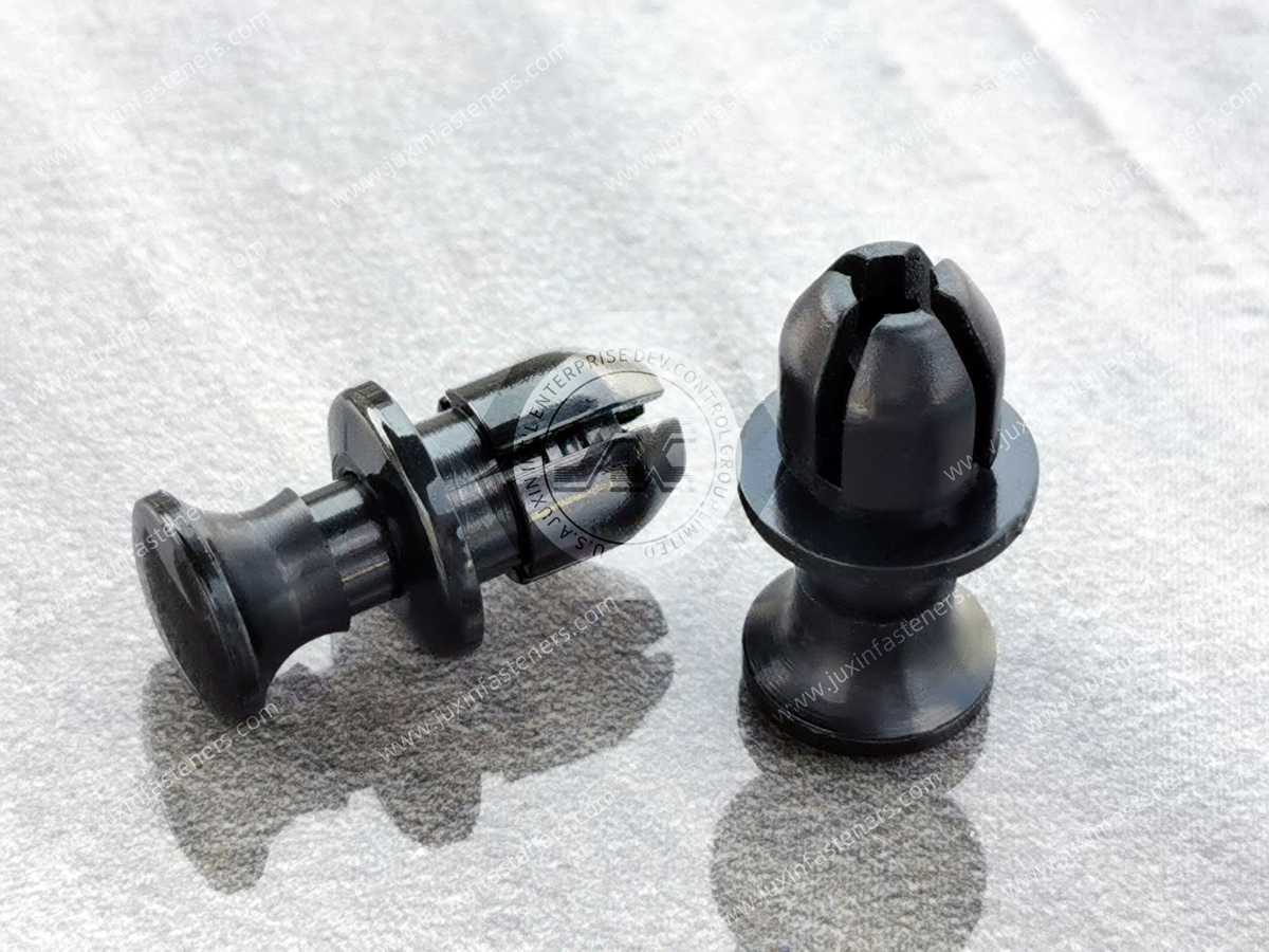 JX-GSLG Schnappverschlussnieten aus schwarzem Nylon