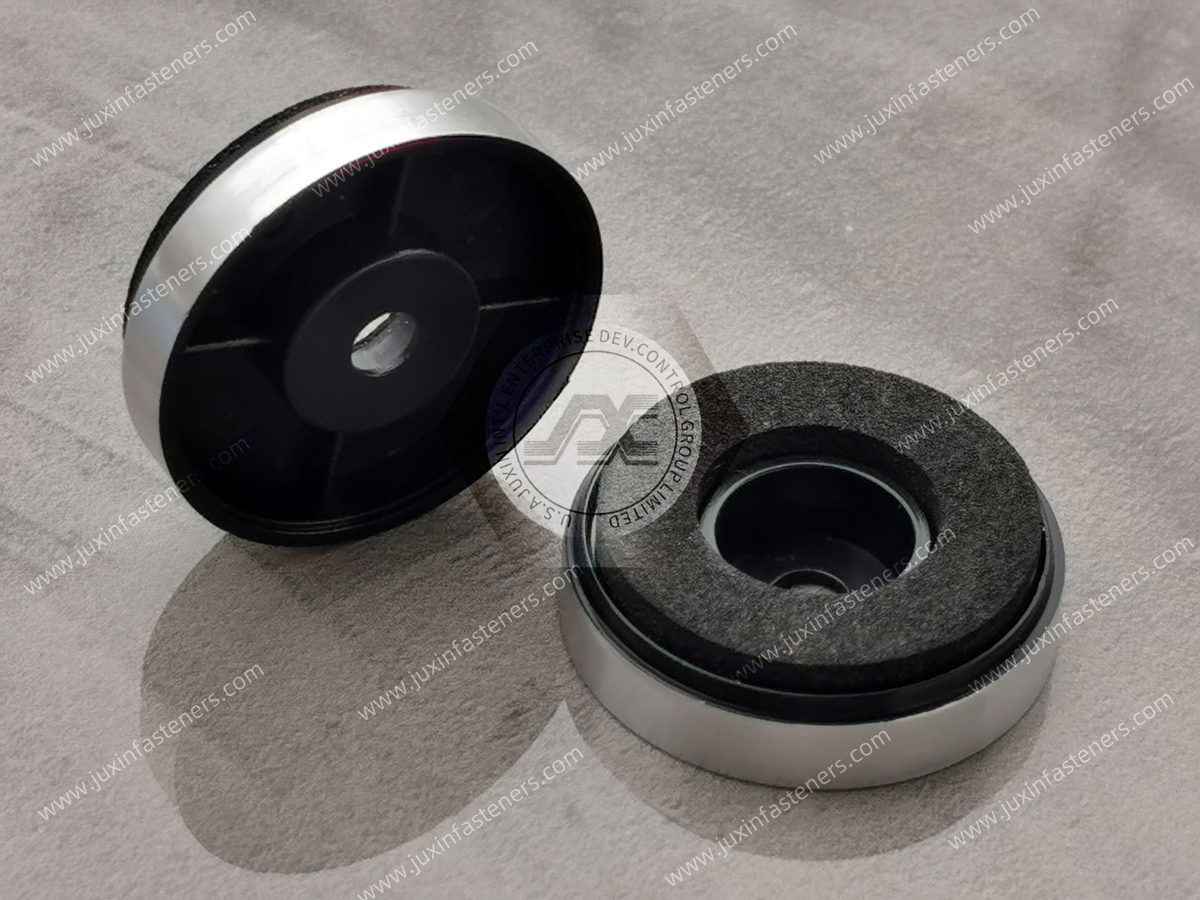 ABS-Dämpfungsfüße Aluminium Silber