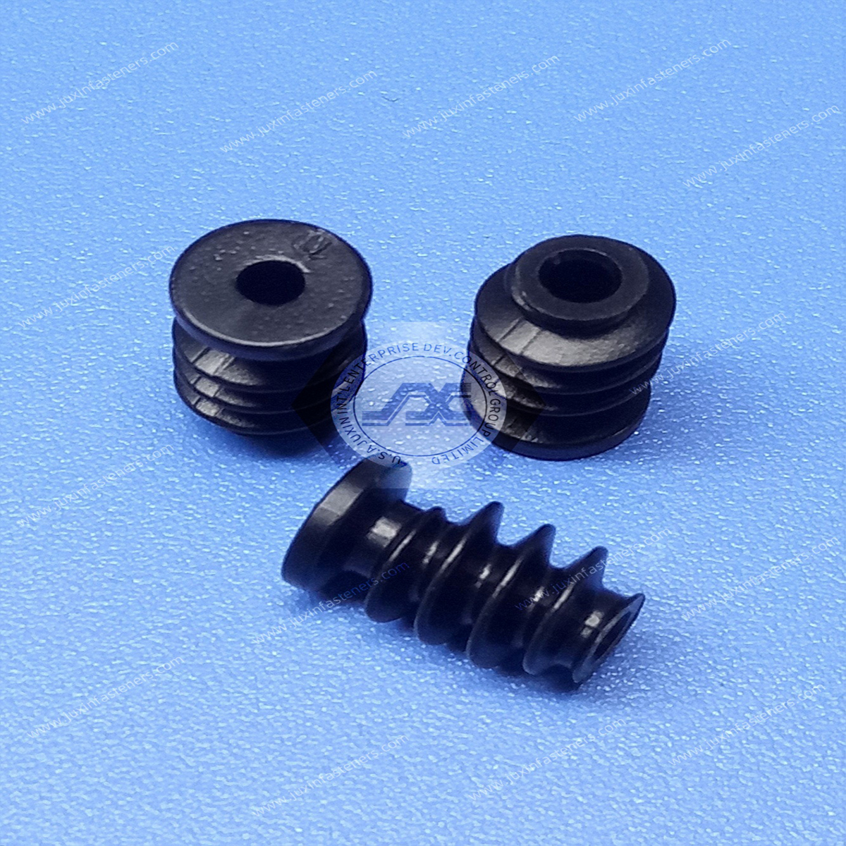 Schwarze Nylon-Endlosschraube JX-G133103055-A Schwarze Nylon-Endlosschraube JX-G133103055-A