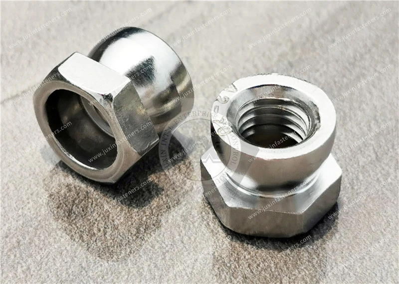 GJB 134.1-1986 Schermutter mit hoher Kontermutter, Material: Edelstahl, Aluminium, Zinklegierung. Gr&ouml;&szlig;e: M5, M6, M8, M10 & Zoll #10-332, 10-24, 1/4-20 Zoll, 1/4-28 Zoll, 5/16-18 Zoll, 3/8-16