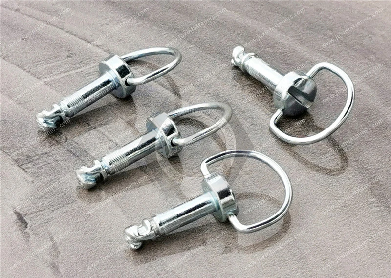 Drehriegel aus Stahl, Gr&ouml;&szlig;e 6, B&uuml;gelgriff, Stahl, verzinkt, hellchromatiert