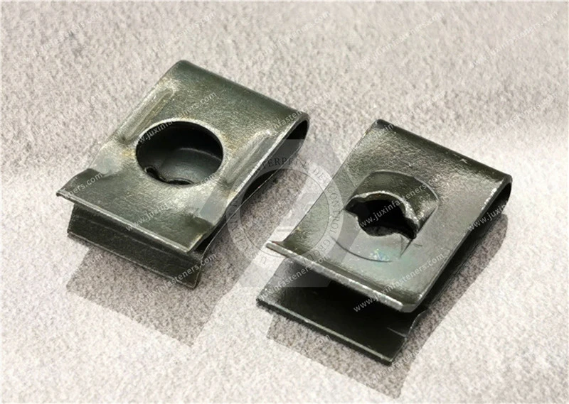 Rutschfeste Clip-On-Muttern f&uuml;r Blechschrauben und Tinnerman Speed Nut U-Typ-Schraubengr&ouml;&szlig;e 10-32Panel