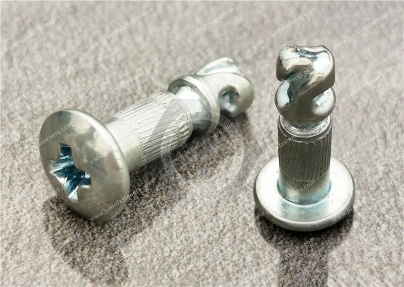 Vierteldrehbolzen, Gr&ouml;&szlig;e 4, Phillips-Aussparung Nr. 2, Stahl, Zinkplatte, helles Chromat