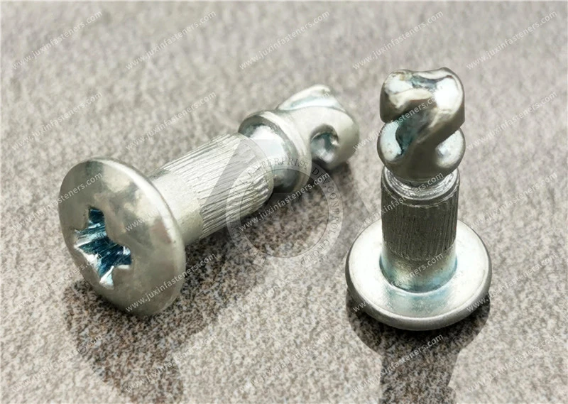 Vierteldrehbolzen, Gr&ouml;&szlig;e 4, Phillips-Aussparung Nr. 2, Stahl, Zinkplatte, helles Chromat