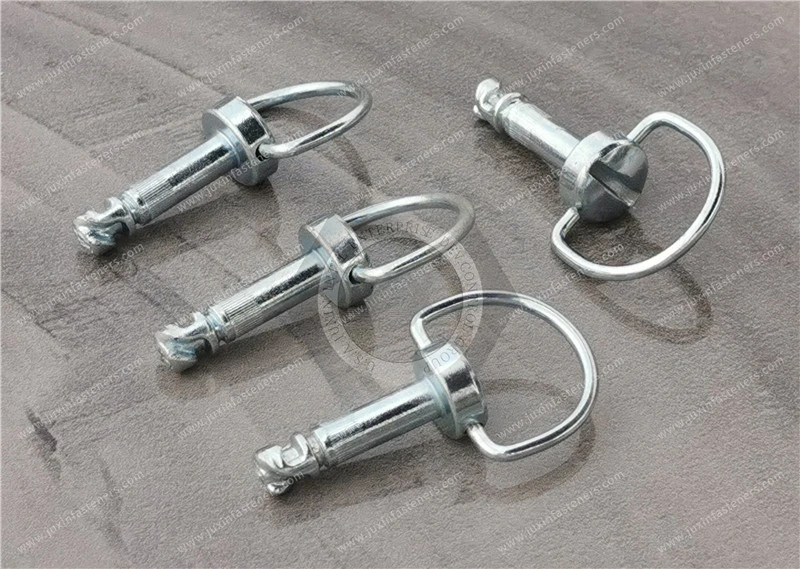 Drehriegel aus Stahl, Gr&ouml;&szlig;e 6, B&uuml;gelgriff, Stahl, verzinkt, hellchromatiert