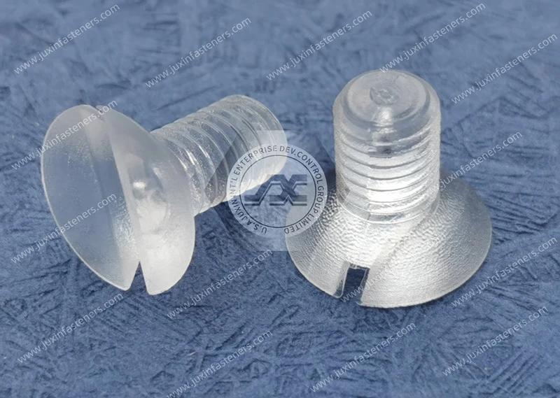 PC-Schlitzschrauben mit flachem Kopf