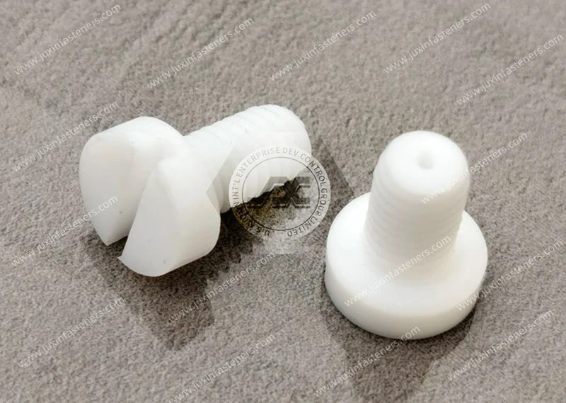 PTFE-Schrauben mit schmalem Zylinderkopf und Schlitz