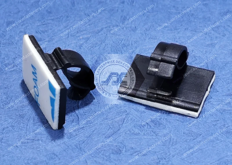 Schwarze Nylon-Kabelhalter JX-WCC