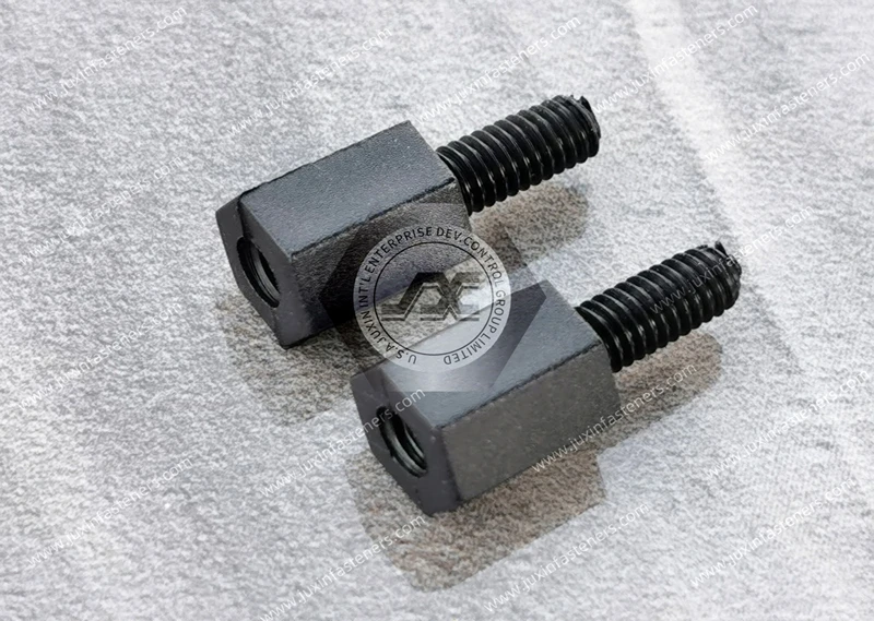 Schwarzer Nylon-Abstandshalter JX-HTS mit metrischem Innen- und Au&szlig;engewinde