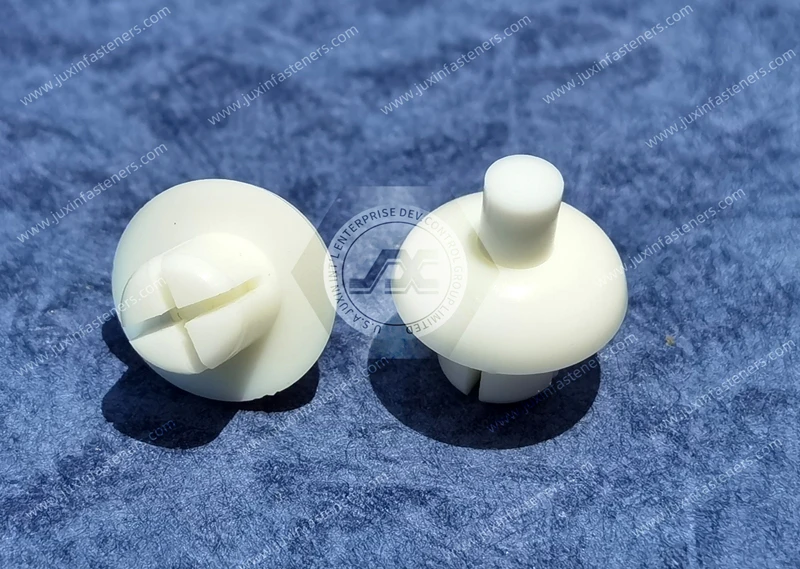 Wei&szlig;er Nylon-Steckniet JX-GRS85